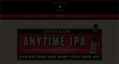Desktop Screenshot of justbeerproject.com